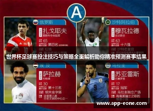 世界杯足球赛投注技巧与策略全面解析助你精准预测赛事结果 世界杯足球赛投注技巧与策略全面解析助你精准预测赛事结果