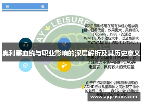 奥利塞血统与职业影响的深层解析及其历史意义 奥利塞血统与职业影响的深层解析及其历史意义